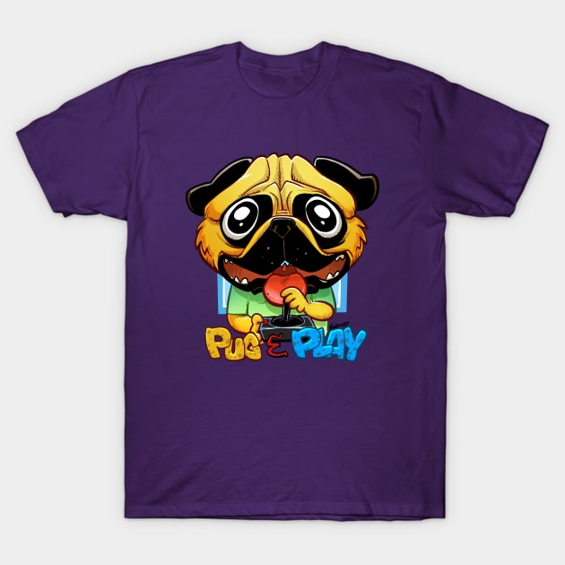 Pug and Play T-Shirt by Albo